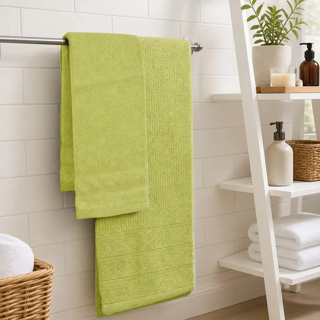 Egyptian Cotton 600 GSM 8 Piece Towel Set Bath Hand Face Towels Bath Mat