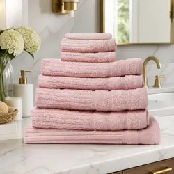 Compact and Luxurious Egyptian Cotton Towel Set