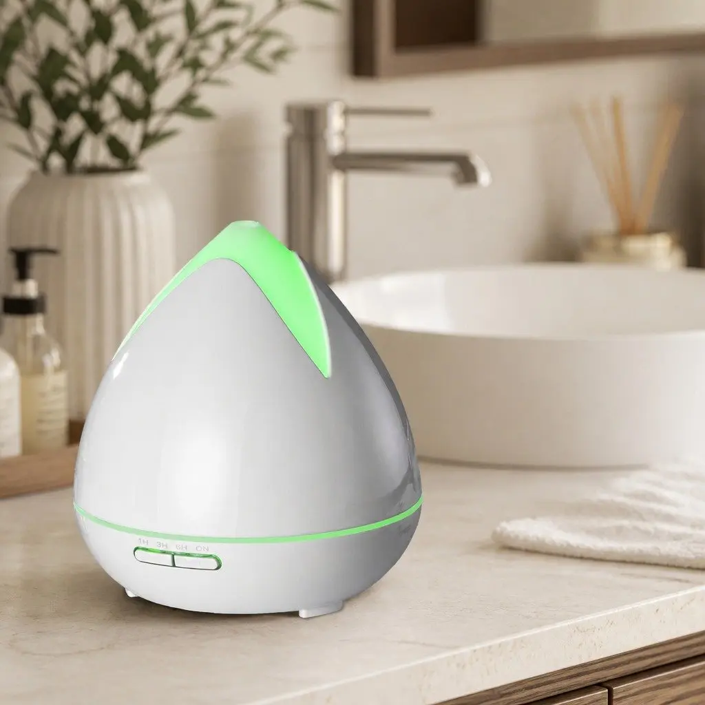 Ultrasonic Diffuser Cool Mist 400ml with 7 Colour Changing LED Lights
