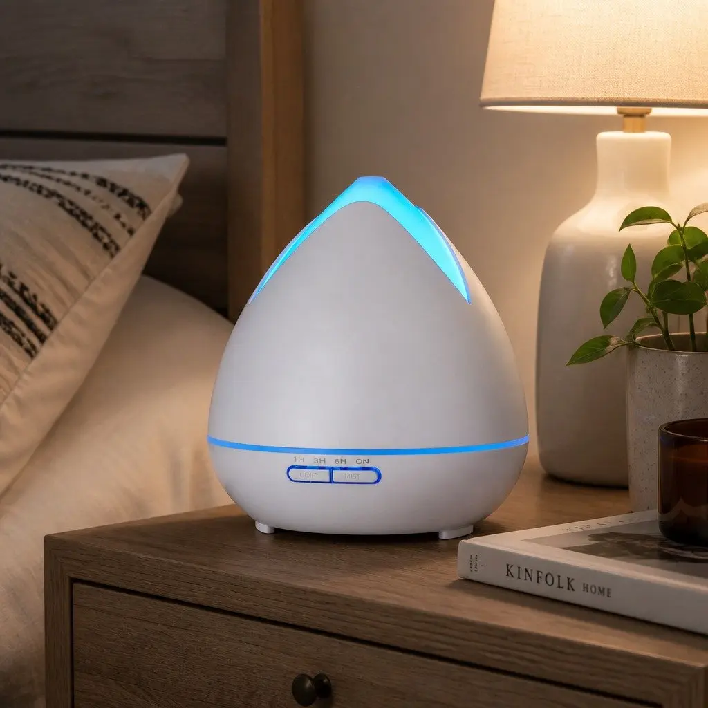 Ultrasonic Diffuser Cool Mist 400ml with 7 Colour Changing LED Lights