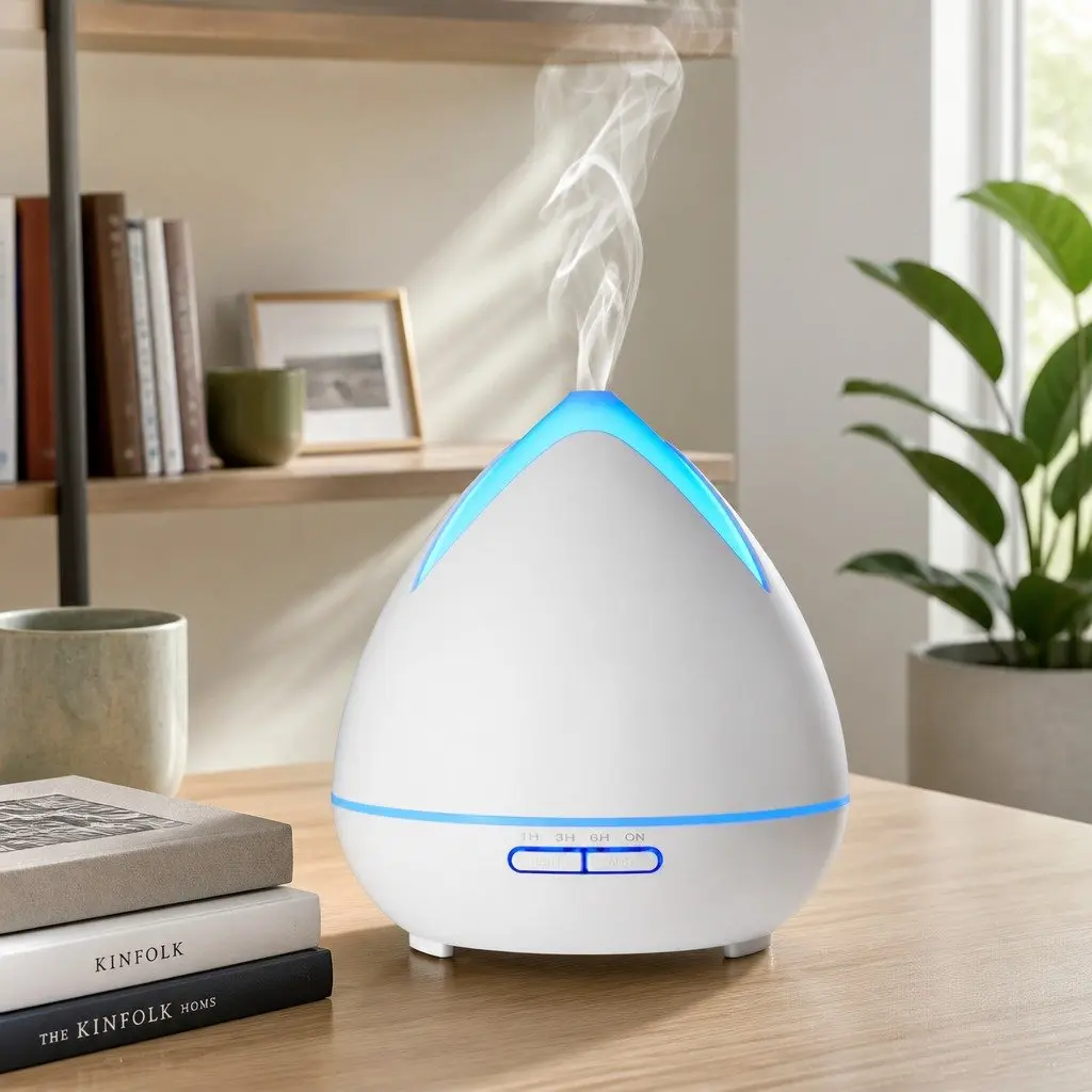 Ultrasonic Diffuser Cool Mist 400ml with 7 Colour Changing LED Lights