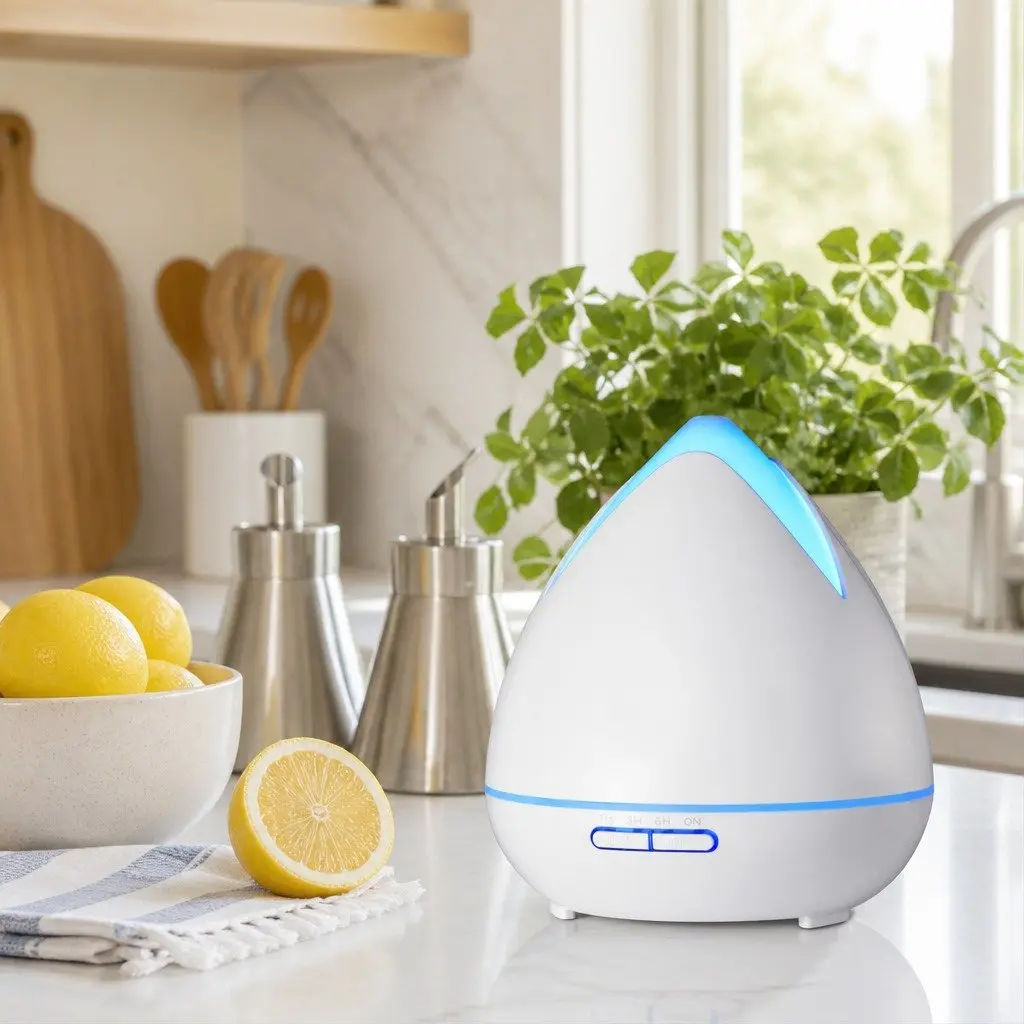 Ultrasonic Diffuser Cool Mist 400ml with 7 Colour Changing LED Lights