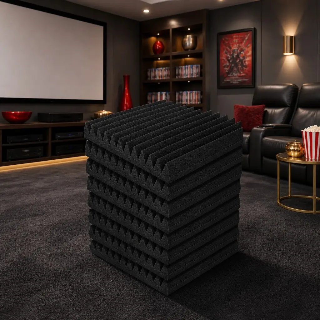 Acoustic Foam Wedge Panels 40pcs 30x30x5cm Sound Absorption Studio Proofing