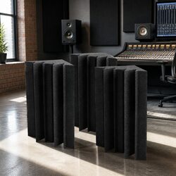 Concise Corner Bass Trap Acoustic Foam – 40 Pieces