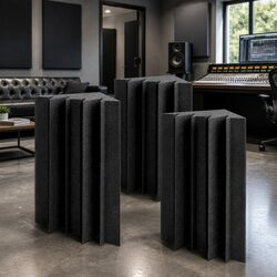 Compact Acoustic Foam Corner Bass Trap 60 Pieces