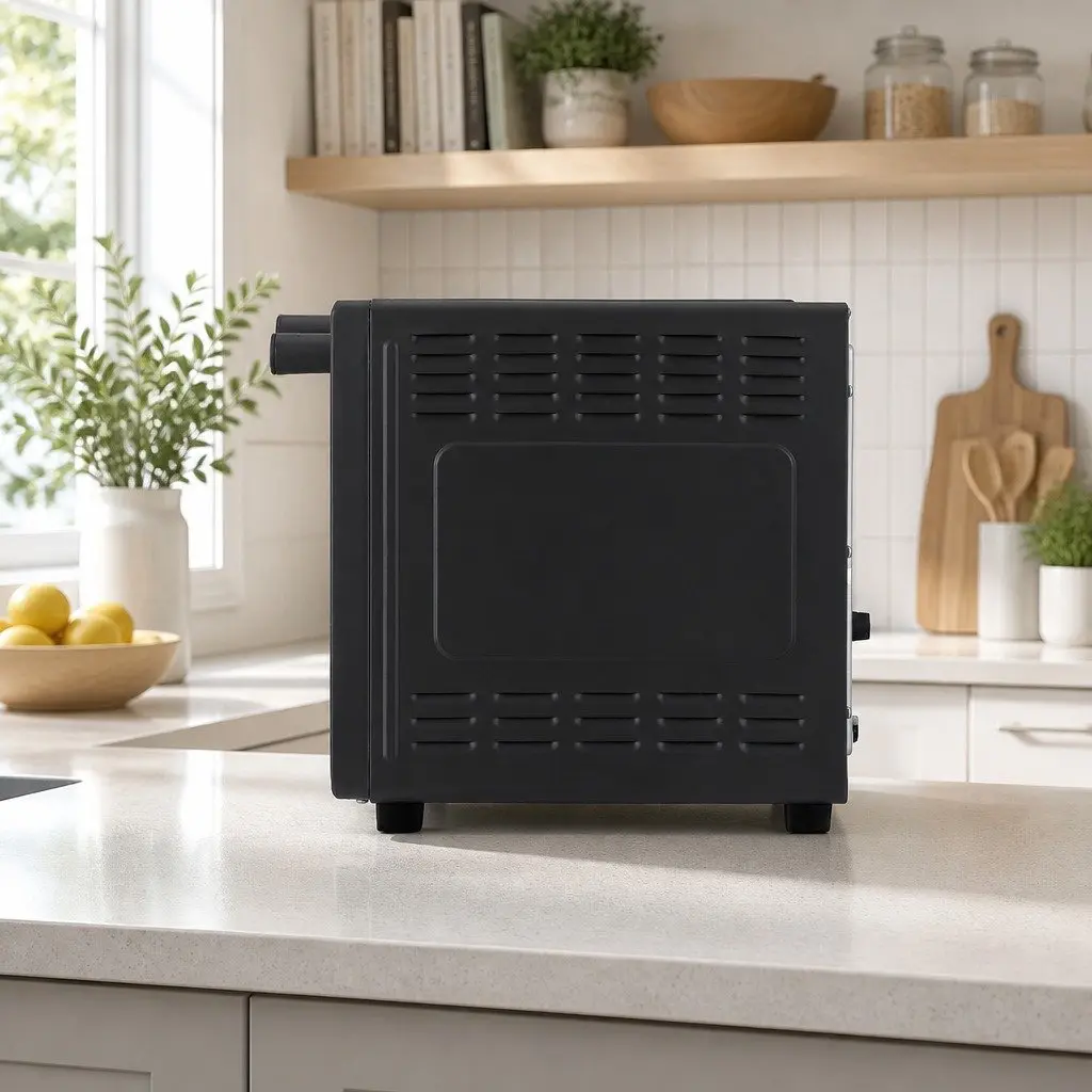 Air Fryer Oven Black 32L Large Capacity 1700W LCD Touch Control