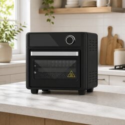 Air Fryer Oven 15L LCD Touch Control Electric Countertop Cooking Appliance Black