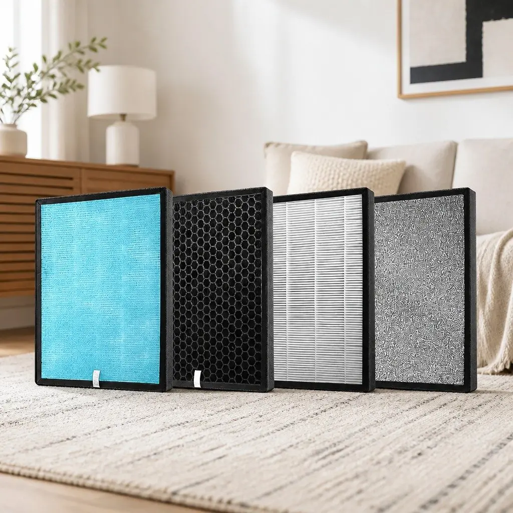 Air Purifier Replacement Filter H11 HEPA 5 Layer Filtration Dust Mites Smoke