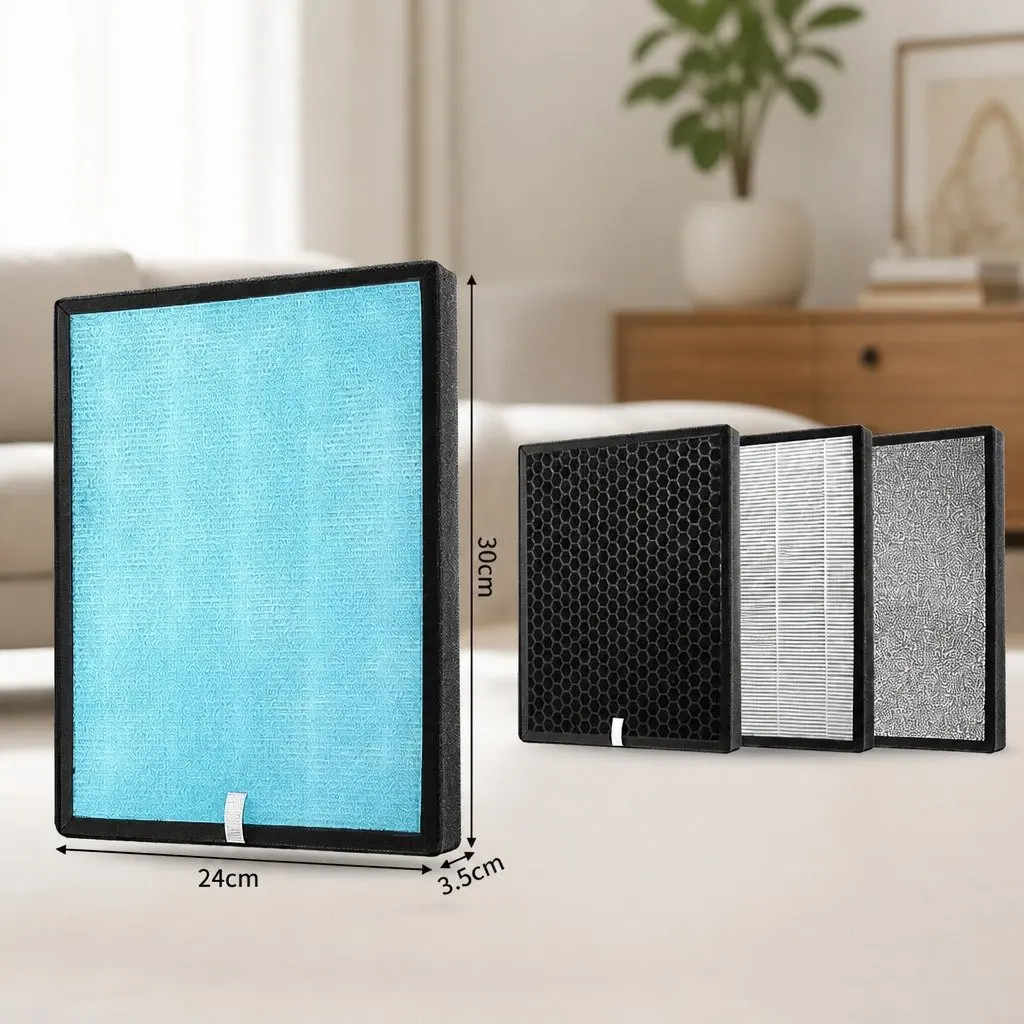 Air Purifier Replacement Filter H11 HEPA 5 Layer Filtration Dust Mites Smoke