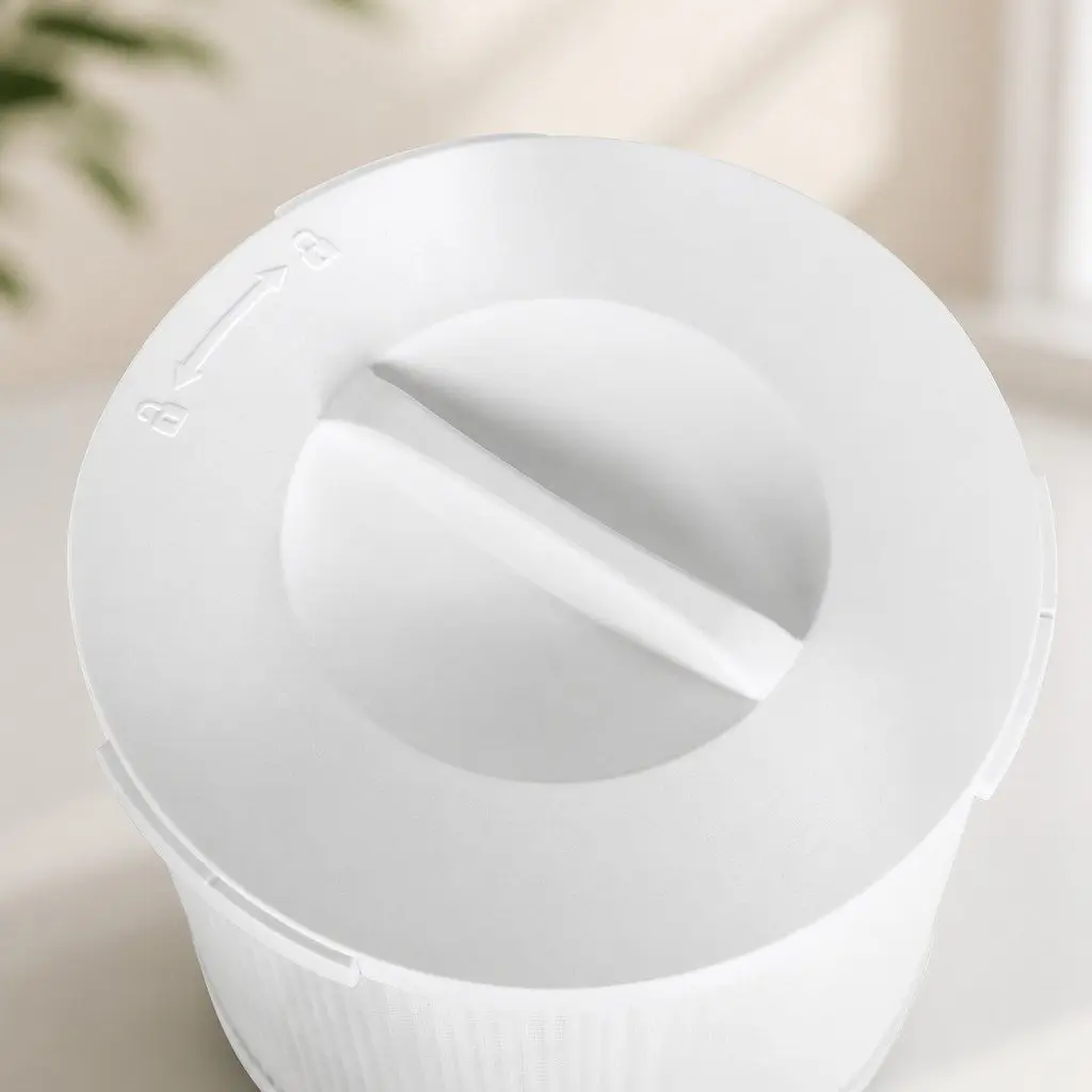 Air Purifier Filter 3-Layer HEPA Photocatalyst System 17cm Diameter 15cm Height