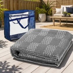 Compact and Functional 7x2.5M Grey Caravan Matting