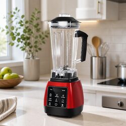 Commercial Blender Mixer 2L Capacity 1600W Power 10 Speed Settings Touch Panel