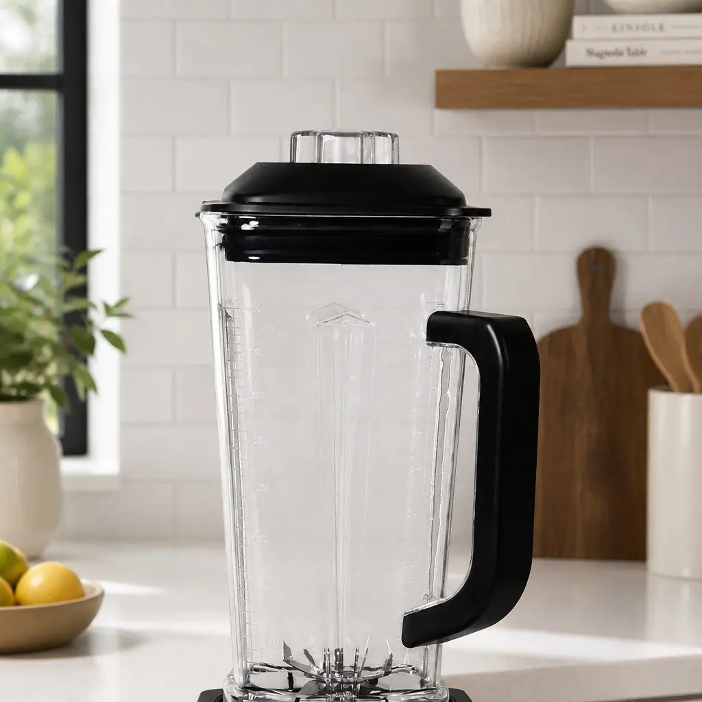 Commercial Blender Black 2L High-Power 1600W Kitchen Smoothie Juice Maker