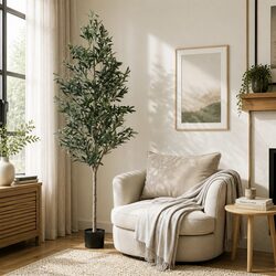 210cm Artificial Olive Tree - Stylish and Functional