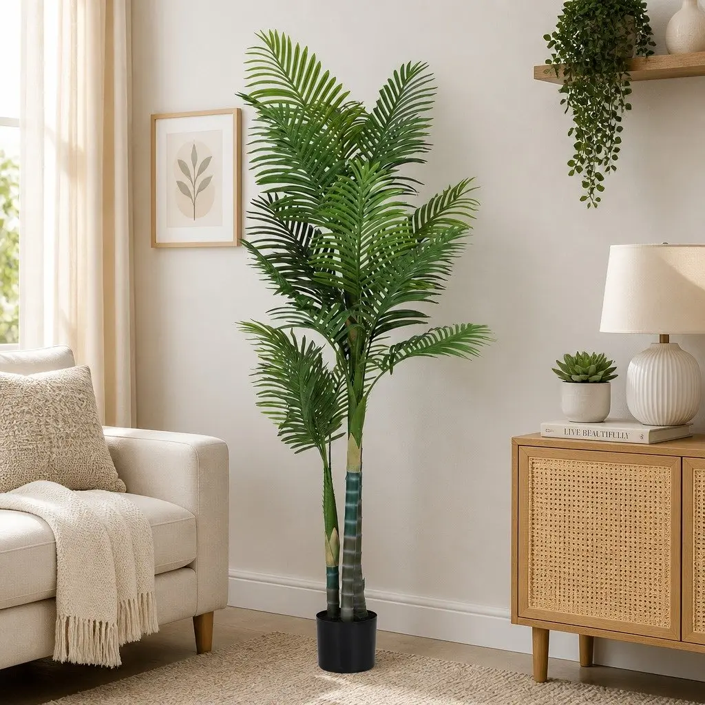 180cm Artificial Palm Tree Indoor Outdoor Fake Faux Plants Home Garden Decor