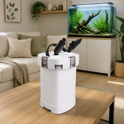 Compact External Filter Pump for Aquatic Clarity