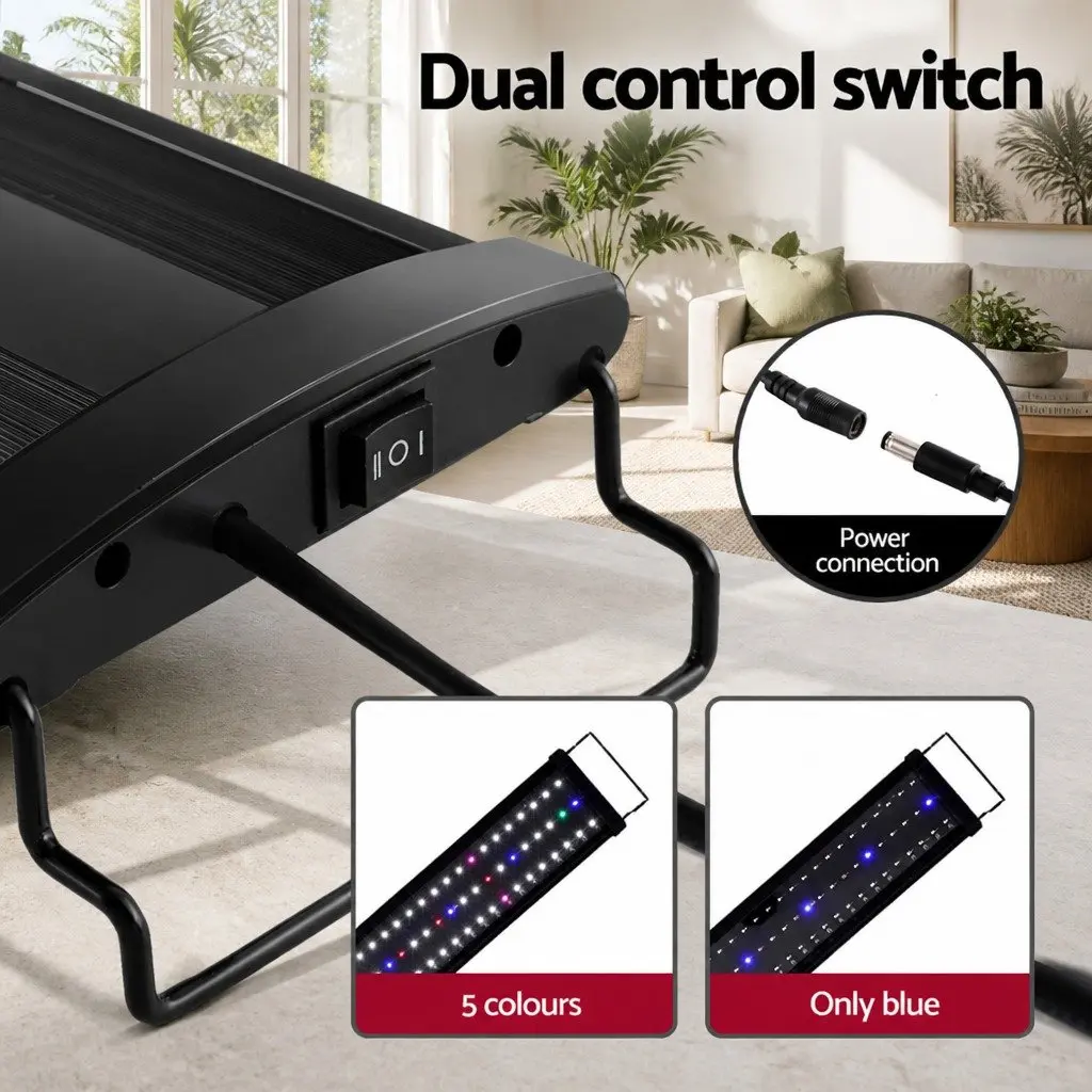 Aquarium LED Light Full Spectrum 120CM Fish Tank Lamp 5 Colour Freshwater