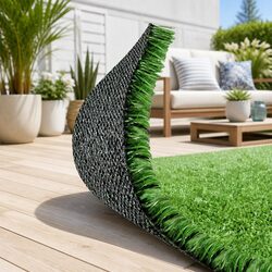 Synthetic Grass Artificial Lawn 20 SQM Green Fake Turf 17mm Pile Roll 1x10M