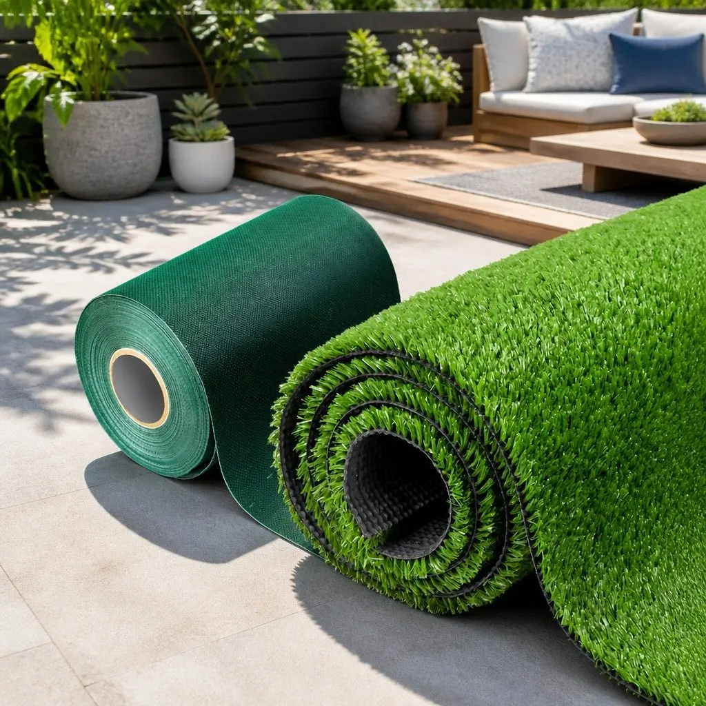 Artificial Grass Synthetic Turf 1x20m Olive Lawn Fake 17mm Pile Garden