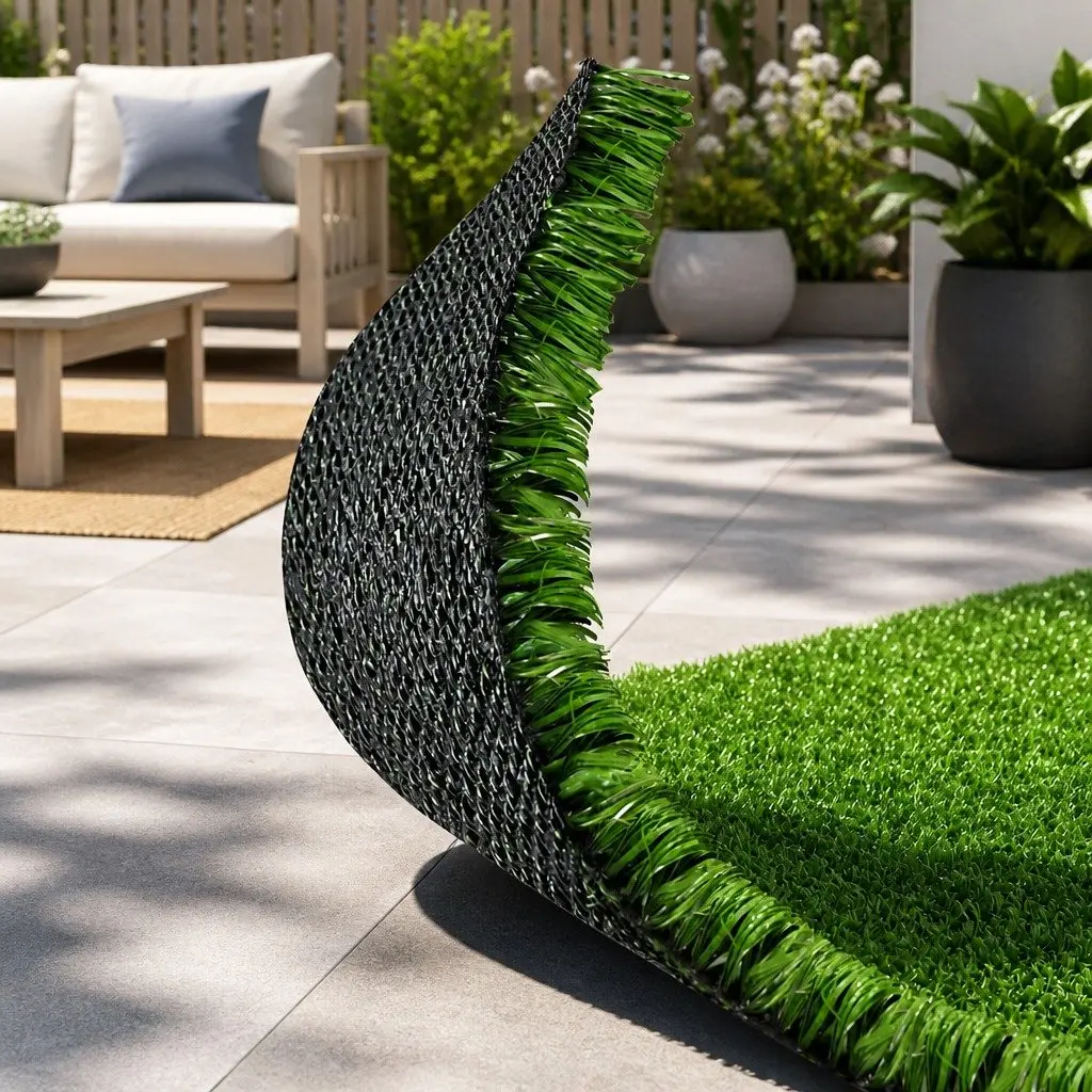 Artificial Grass Olive Green 1x20m Synthetic Turf 17mm Pile Durable Garden Lawn