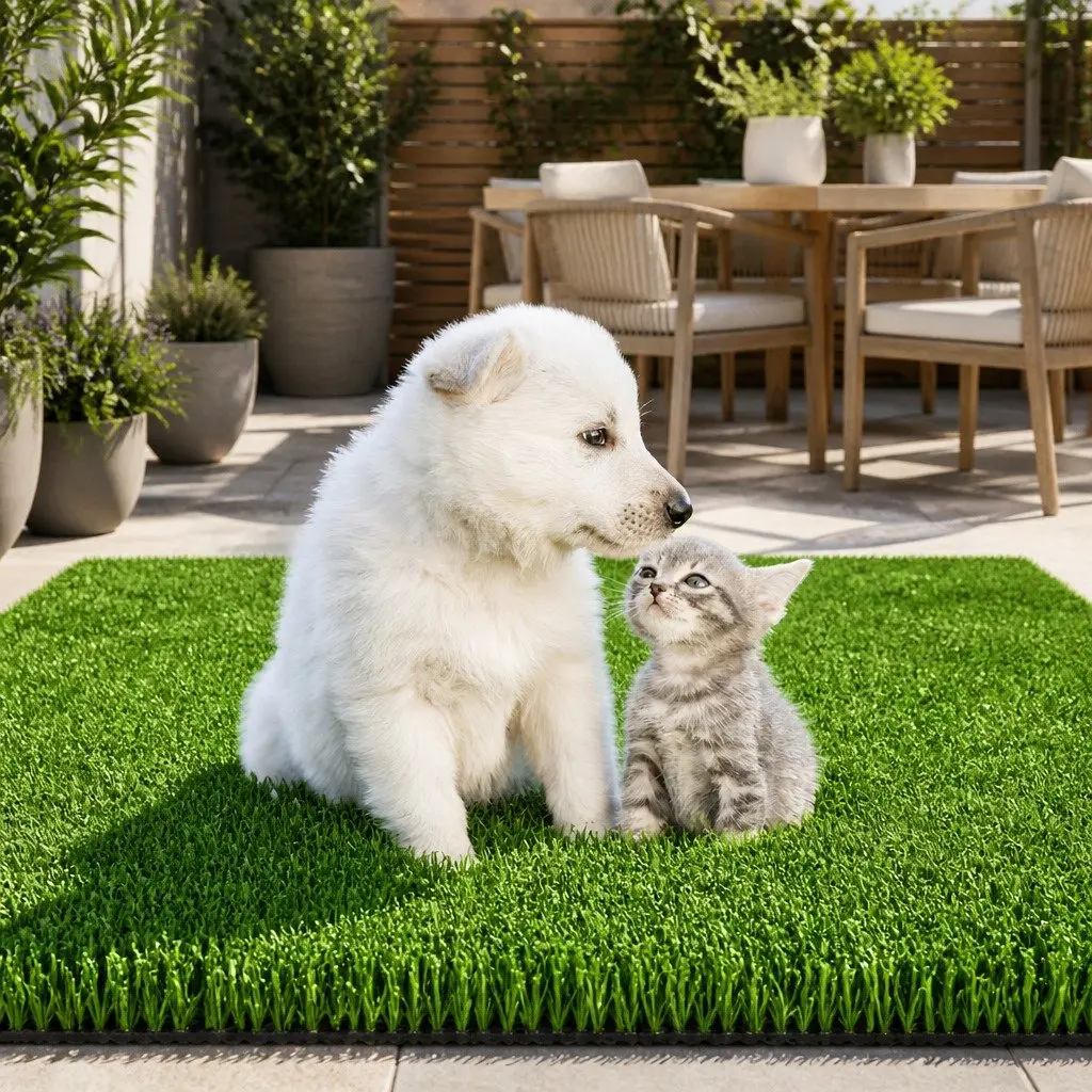 Artificial Grass Synthetic Lawn Turf Olive Green 1m x 20m 17mm Low Maintenance Durable Quick Drainage