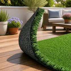 Olive Artificial Grass 2x5m: Green Lawn Made Easy