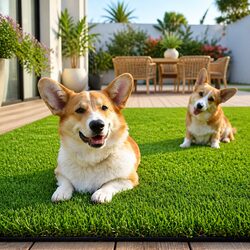 Synthetic Grass Turf 20mm Pile 2m x 5m - Easy to Install