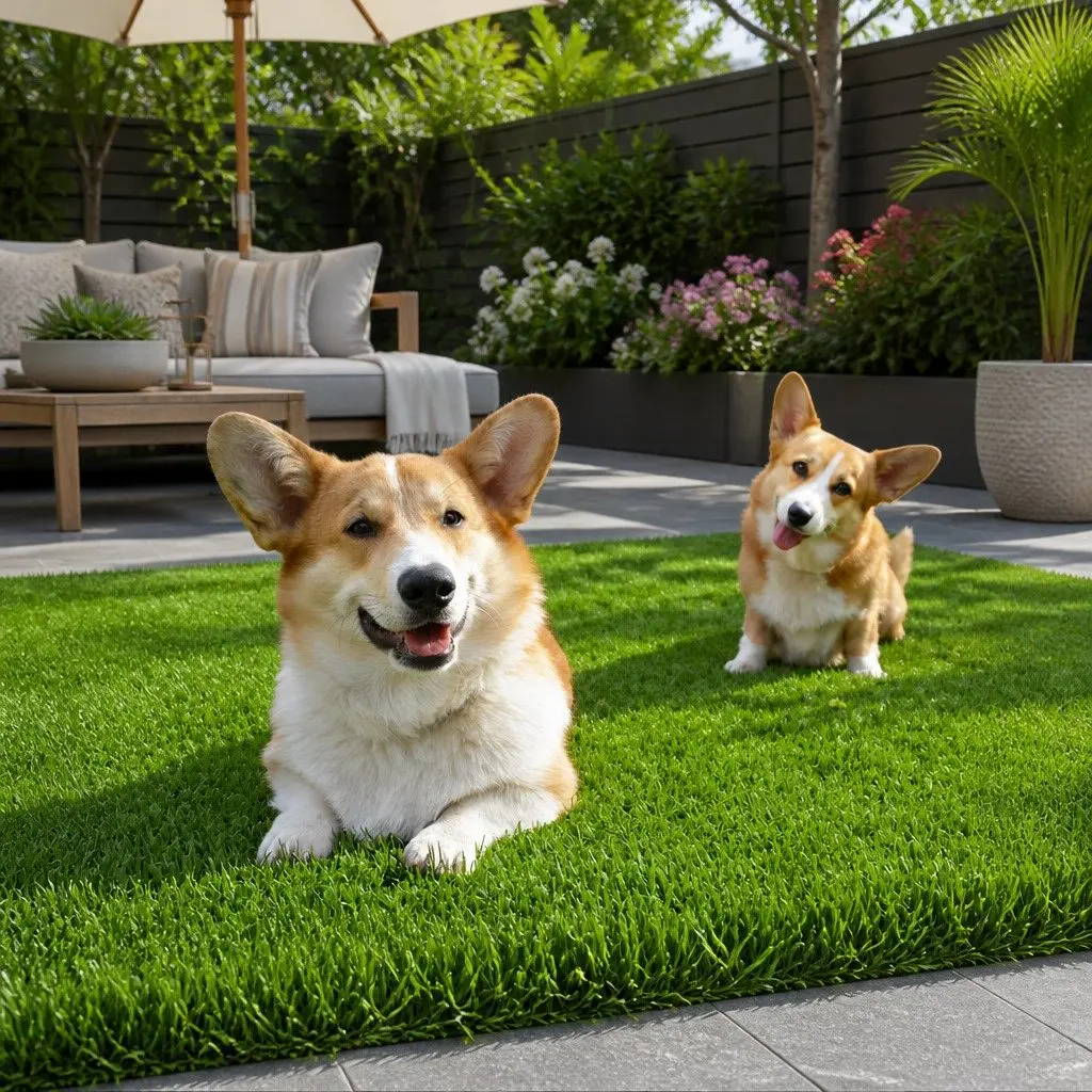 Synthetic Grass Turf Green 30mm Thick 2m x 5m Dense Durable Multi-Purpose Lawn