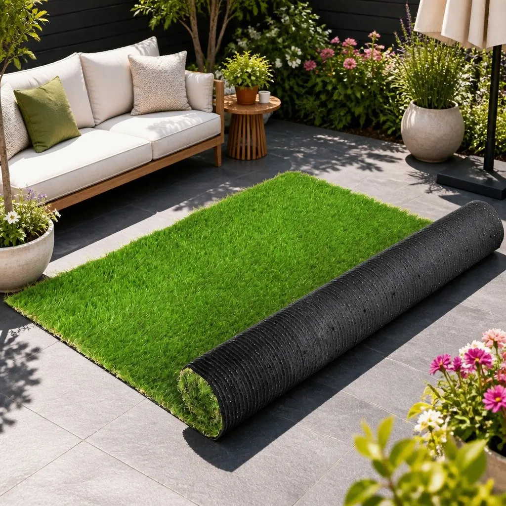 Synthetic Grass Turf Green 30mm Thick 2m x 5m Dense Durable Multi-Purpose Lawn