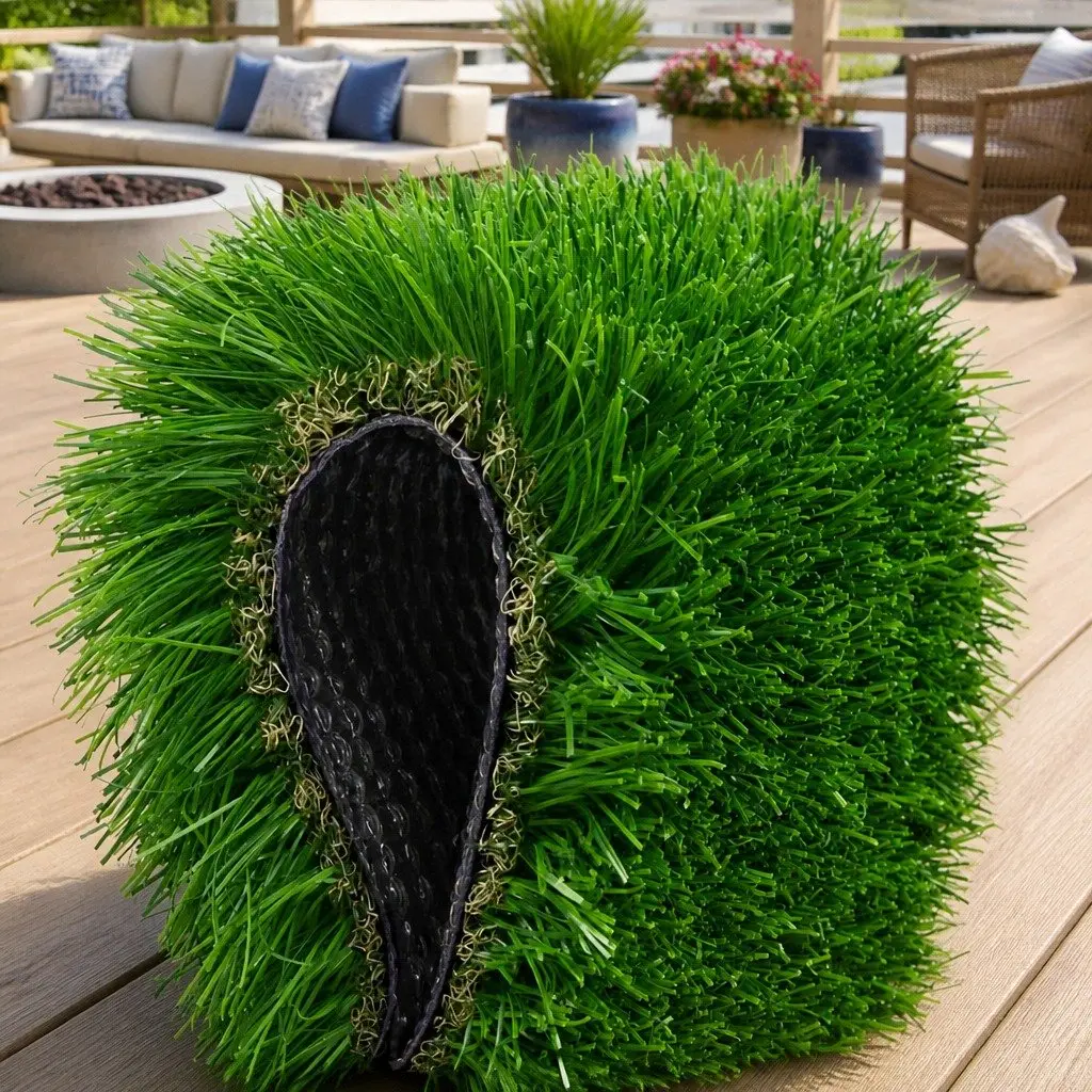 Artificial Grass Green 30mm Thick 2m x 5m Realistic Synthetic Lawn Turf