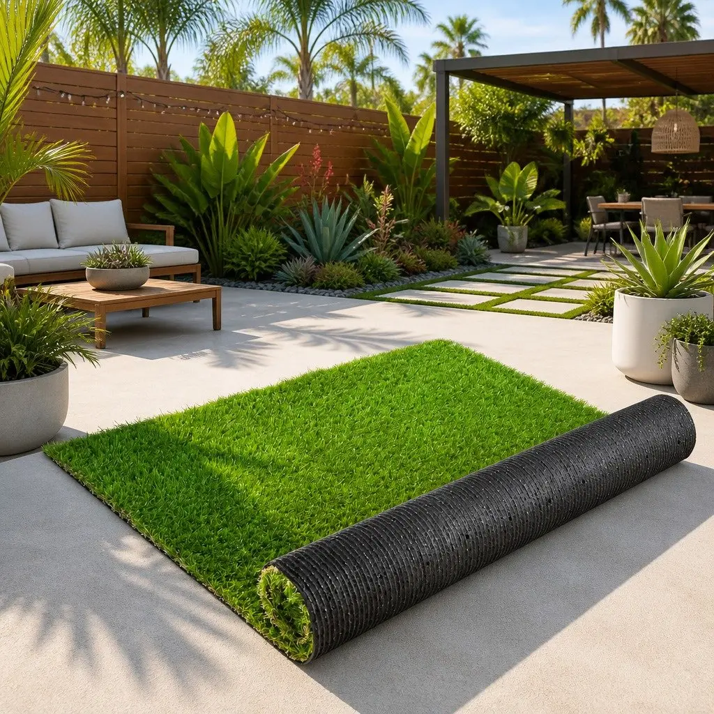 Synthetic Grass Artificial Turf Green 2m x 5m 30mm Durable Four Tone