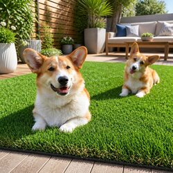 Synthetic Grass Roll 40mm Pile Height for Easy Use