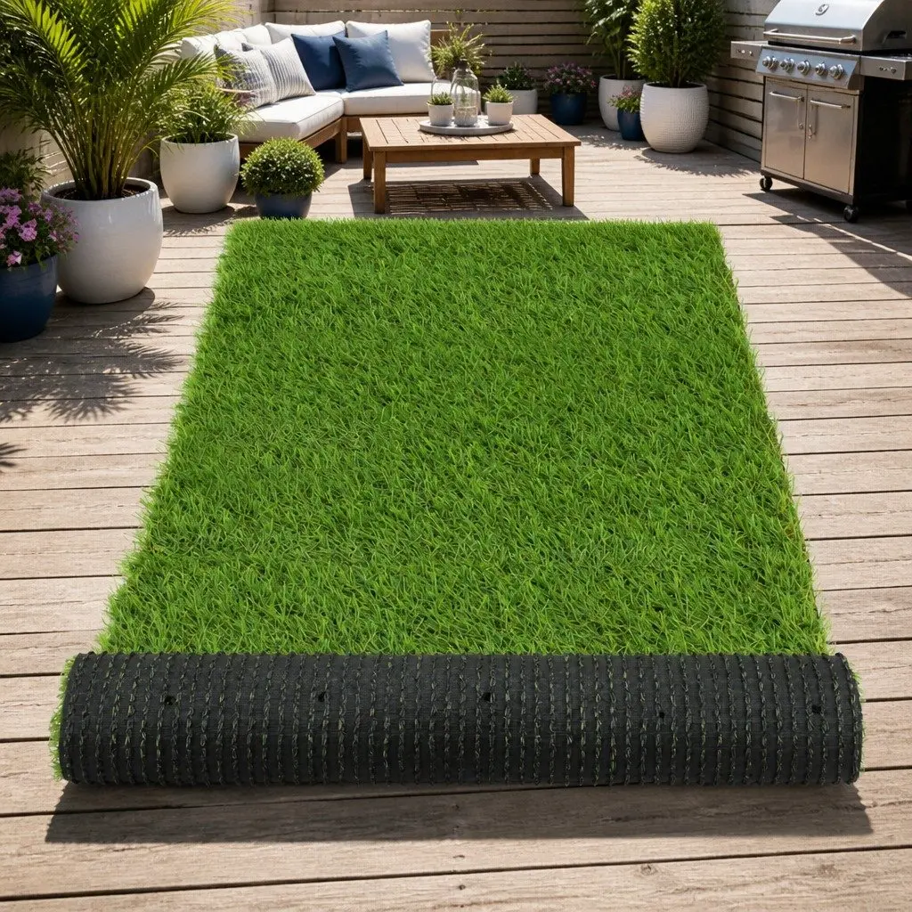 Artificial Grass 30mm 2m x 5m Synthetic Lawn Turf Garden Landscape Outdoor Green