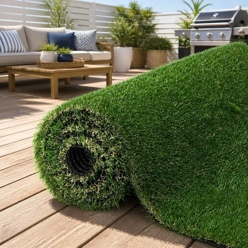Artificial Grass 30mm 2m x 5m Synthetic Lawn Turf Garden Landscape Outdoor Green