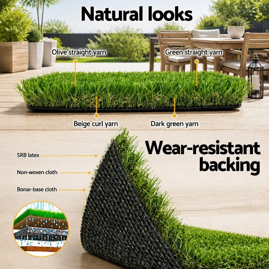 30mm Thick Grass Turf for Outdoors