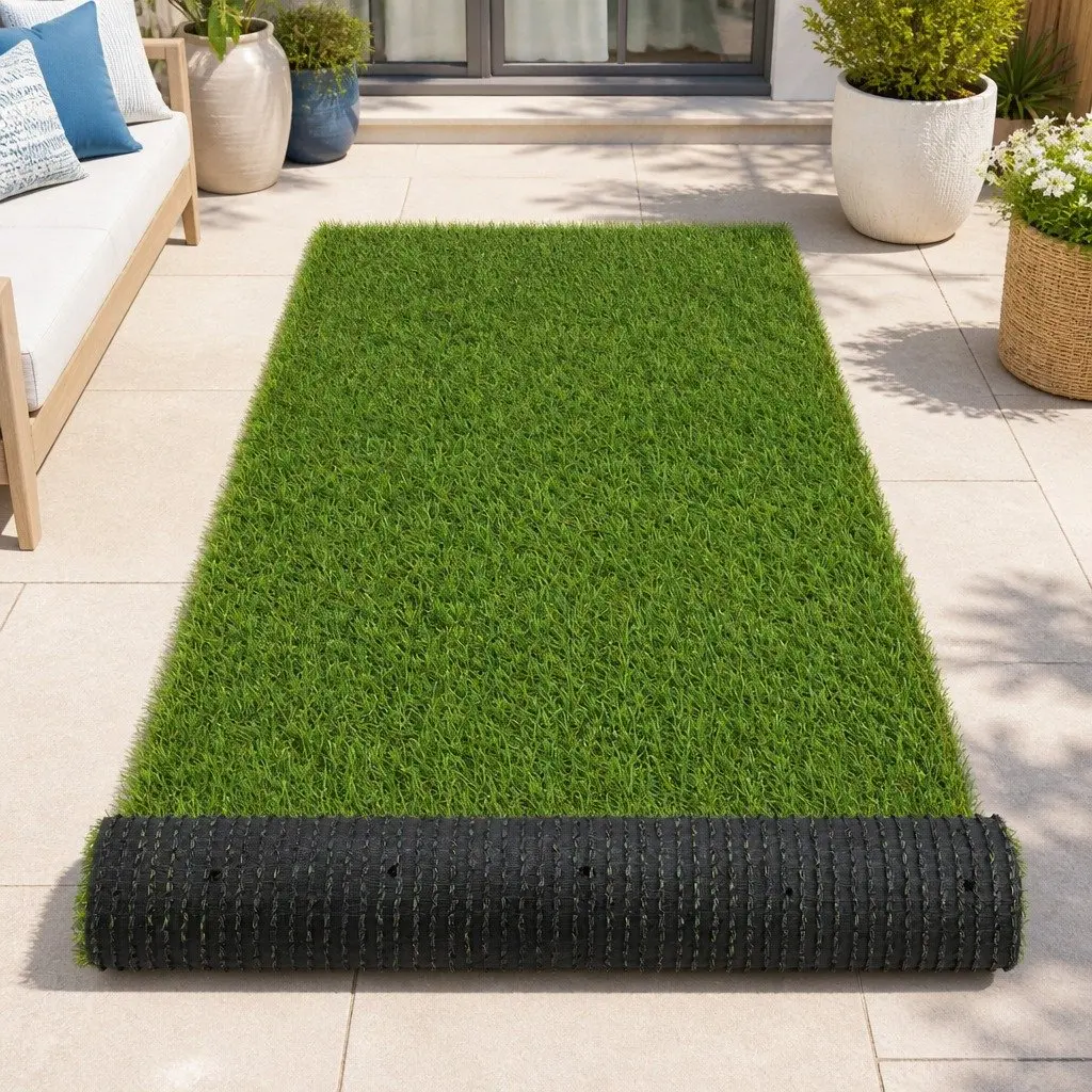 Synthetic Grass 30mm Artificial Turf Lawn 2m x 5m Fake Plant Garden Landscape