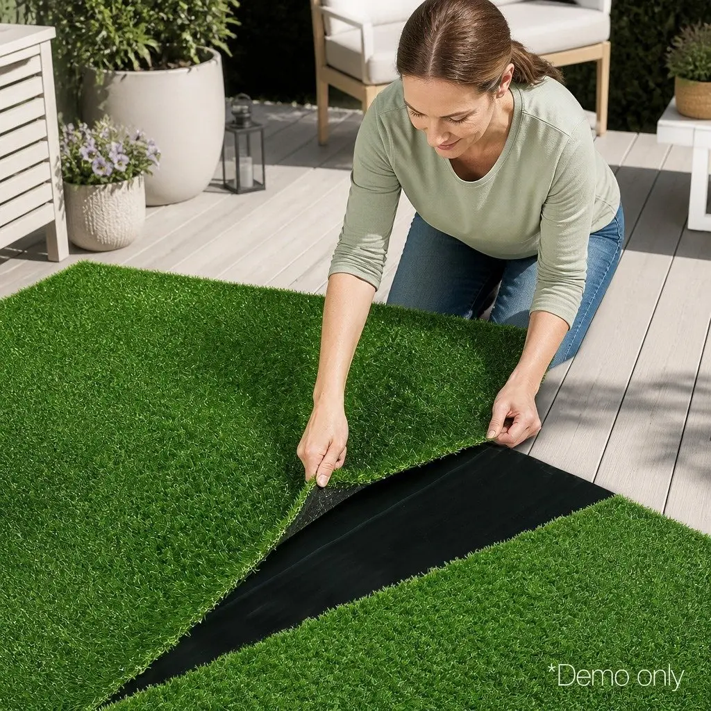 Artificial Grass Tape Olive 15cm x 10m Self-Adhesive Non-Woven Fabric for Joining Synthetic Turf