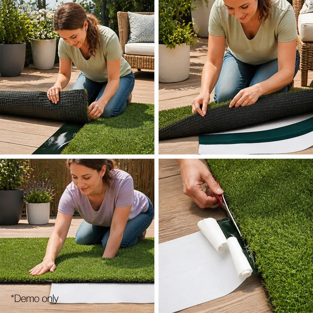 Artificial Grass Joining Tape Green 20m x 15cm Self Adhesive Synthetic Turf Bonding