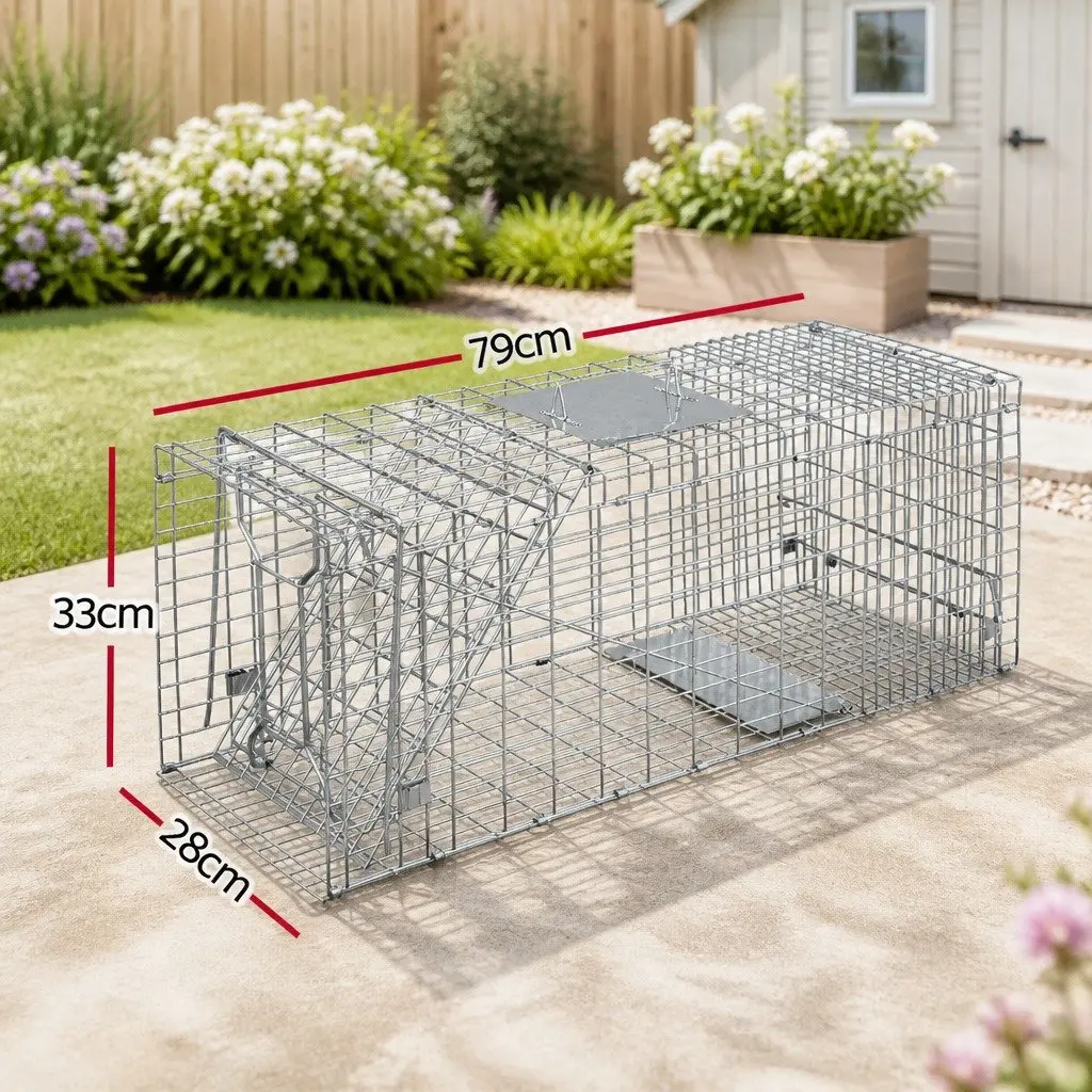 Animal Trap Cage, Humane Live Capture 79x28cm
