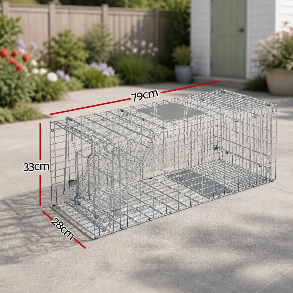 Animal Trap Cage, Humane Live Capture 79x28cm