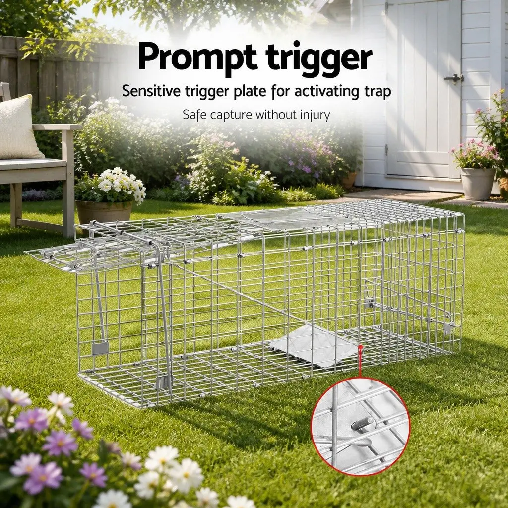 Animal Trap Cage, Humane Live Capture 79x28cm