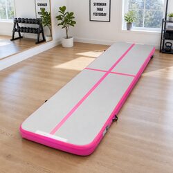 Air Track Inflatable Tumbling Mat 4M Gymnastics Training Cheerleading Yoga