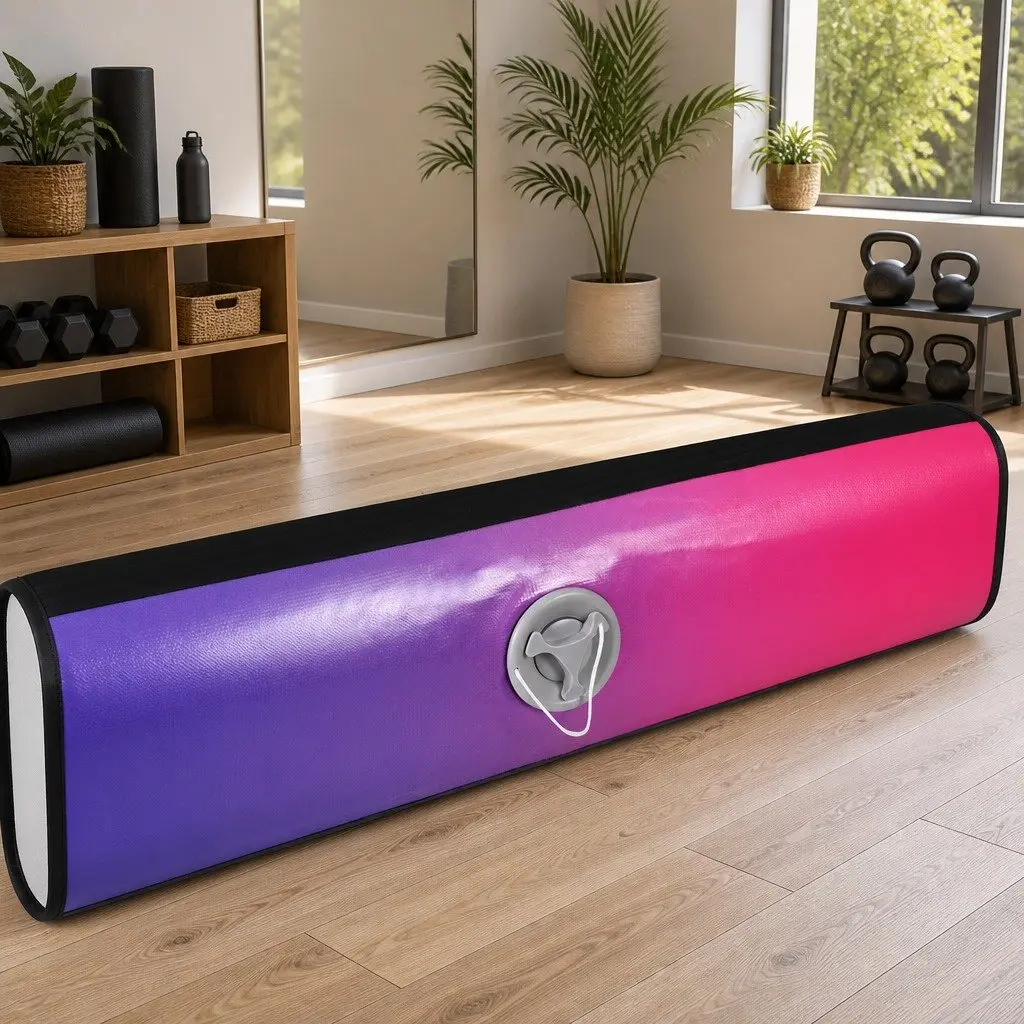 Air Track Mat Multicolour 6M Inflatable Gymnastics Tumbling Training Portable