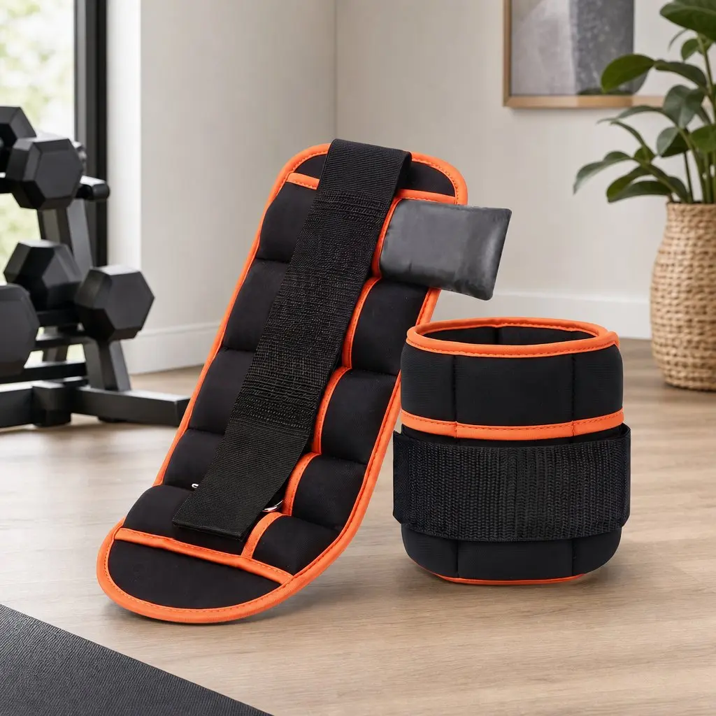 Adjustable Ankle Weights with Customizable Resistance