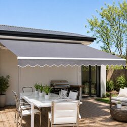 Compact Folding Arm Awning - Quick Setup and Easy Use