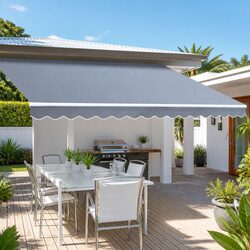 Compact and Functional 4M x 3M Folding Arm Awning