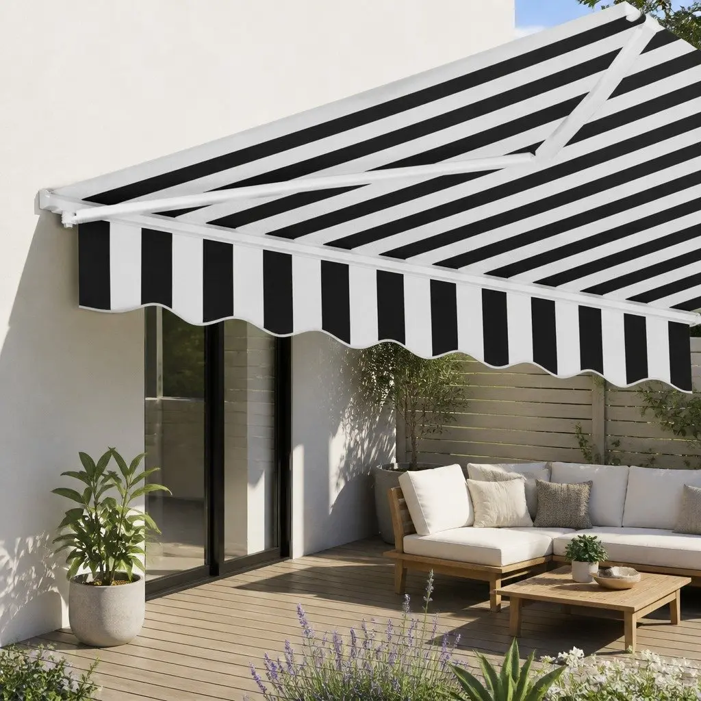 3M Motorised Folding Awning for Easy Operation