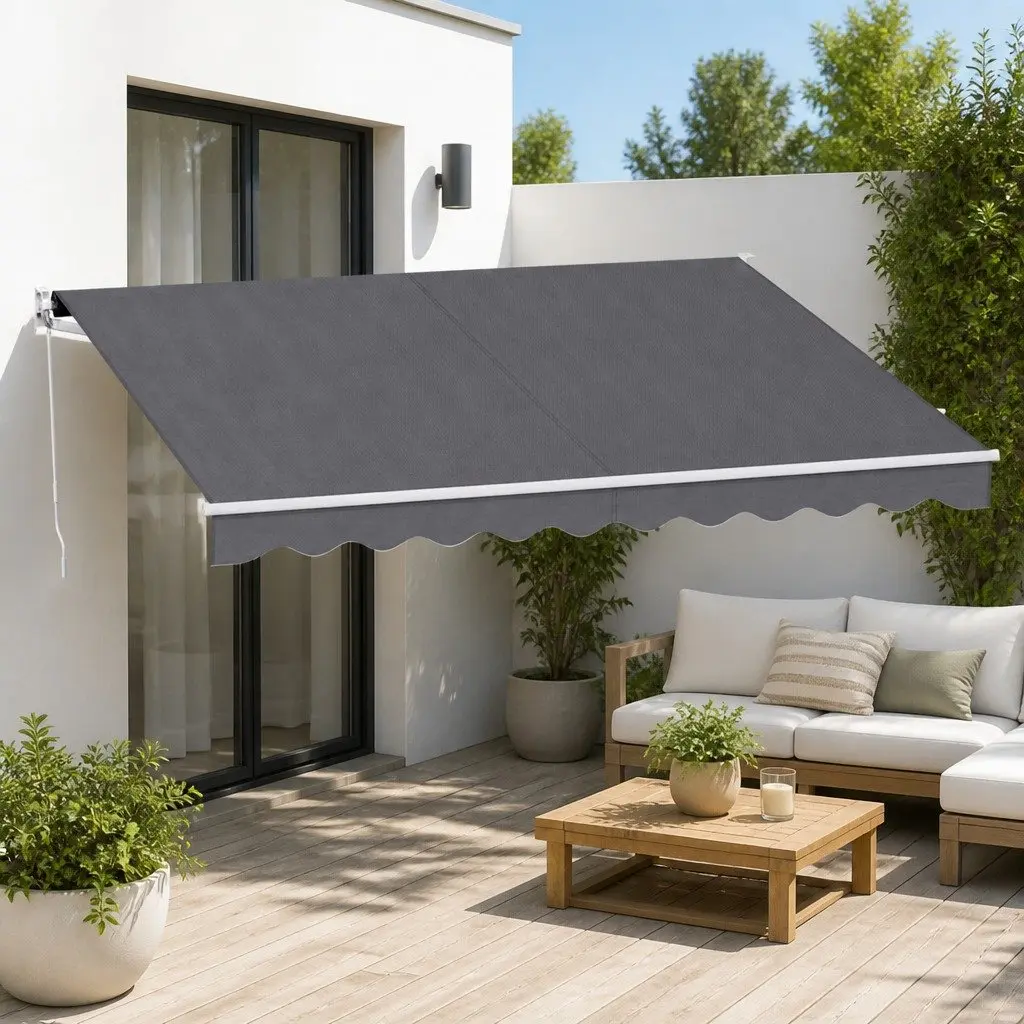 3.5M x 3M Motorised Folding Arm Awning