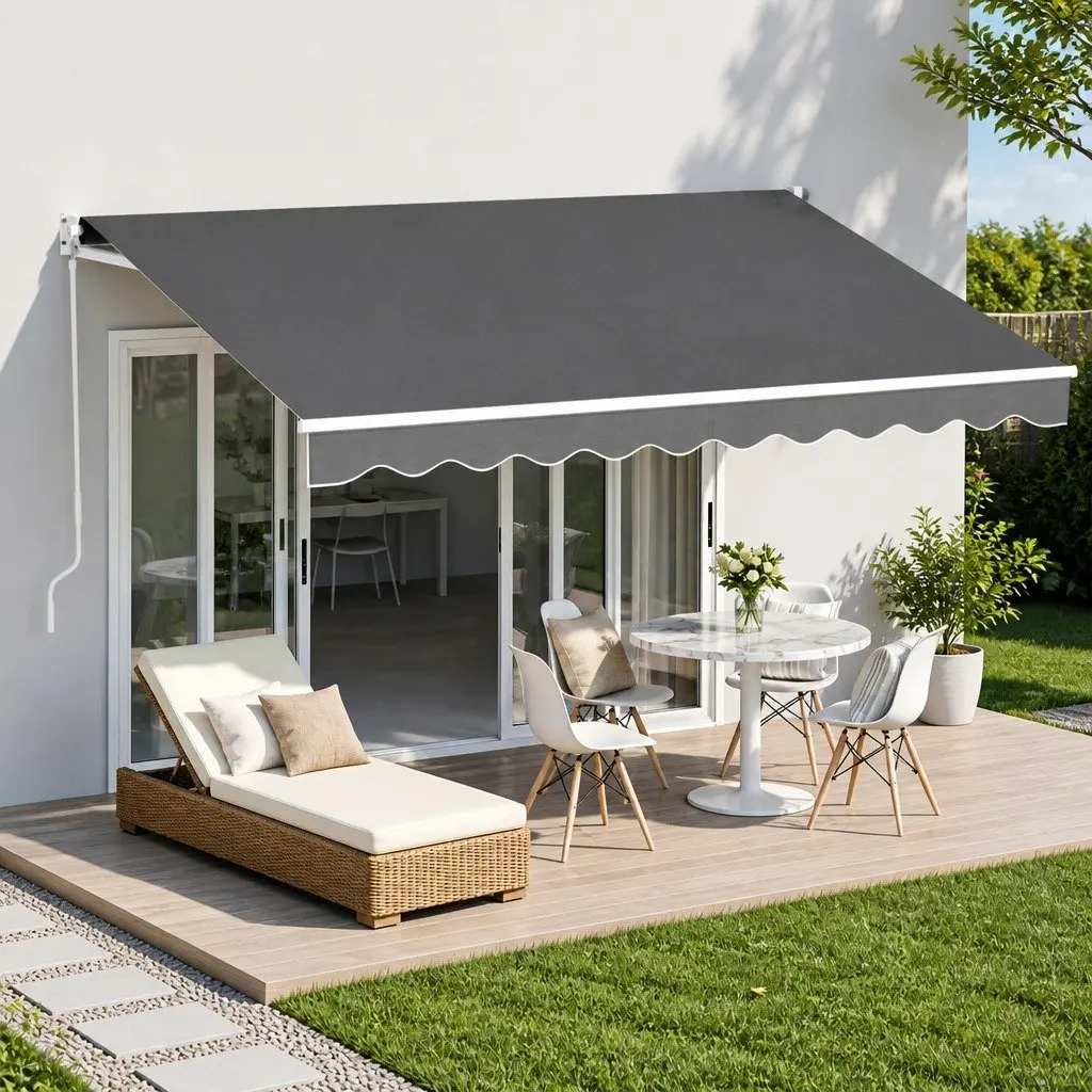 3.5M x 3M Motorised Folding Arm Awning