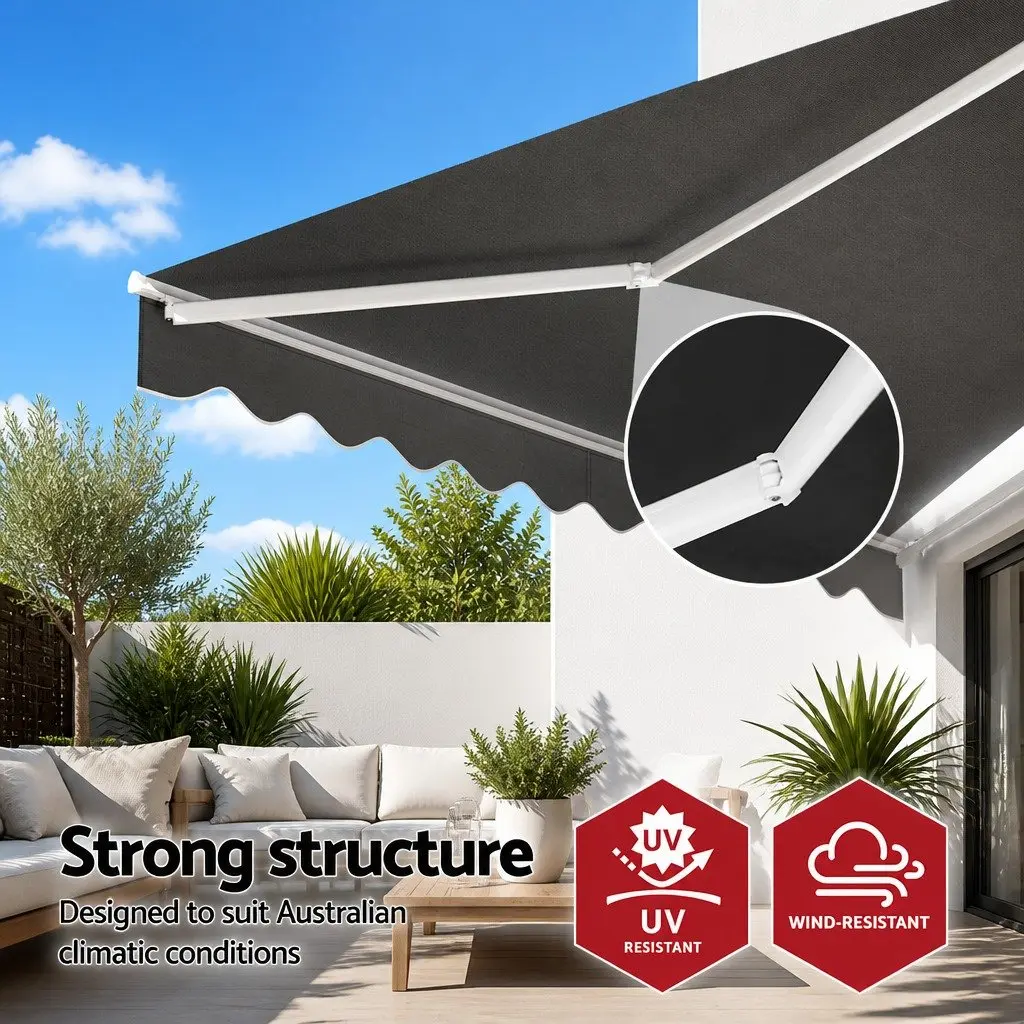 3.5M x 3M Motorised Folding Arm Awning